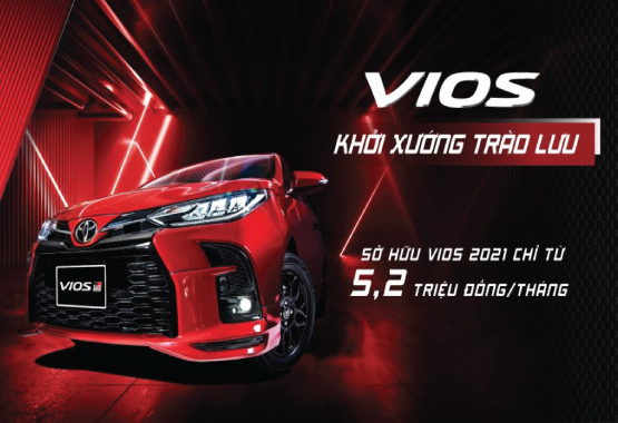 Vios, vay mua xe toyota, Trả góp xe toyota