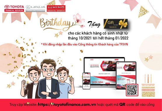 Tài chính Toyota, vay mua xe toyota, Trả góp xe toyota, Cổng thông tin Khách hàng