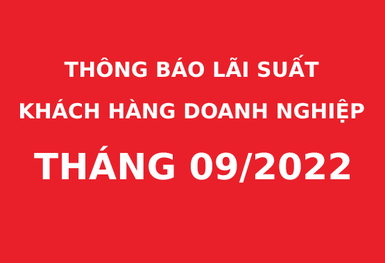 Thông báo lãi suất tháng 09