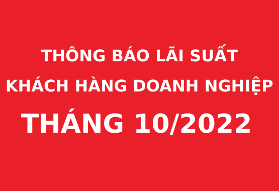 Thông báo lãi suất tháng 10