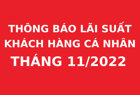 Thông báo lãi suất tháng 11
