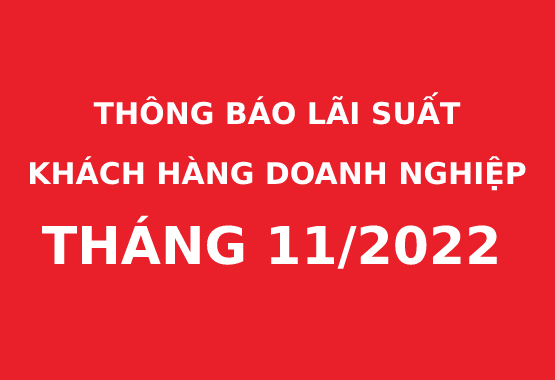 Thông báo lãi suất tháng 11