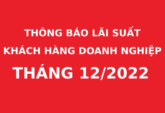 Thông báo lãi suất tháng 12