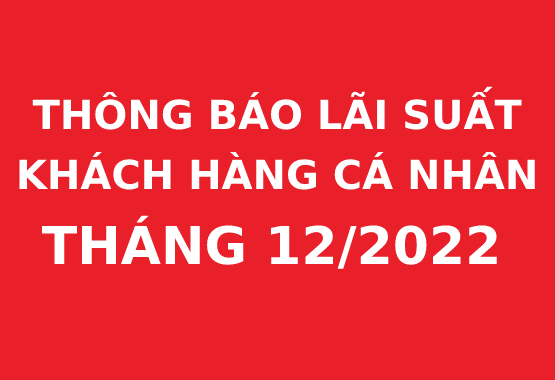 Thông báo lãi suất tháng 12